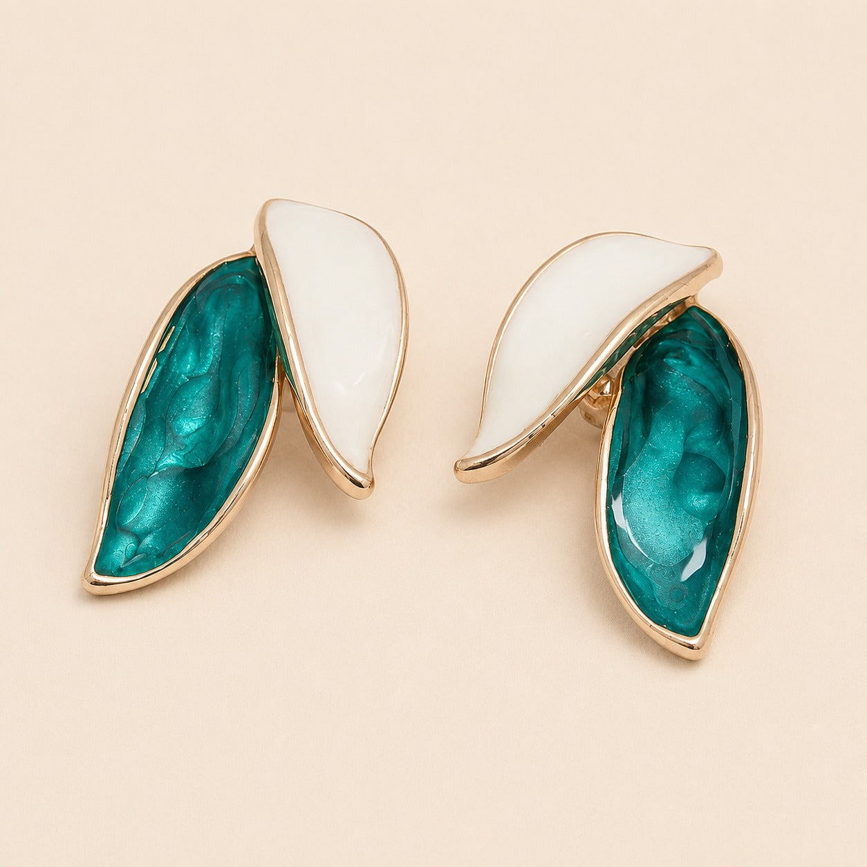 Blush Petal Duo Earrings