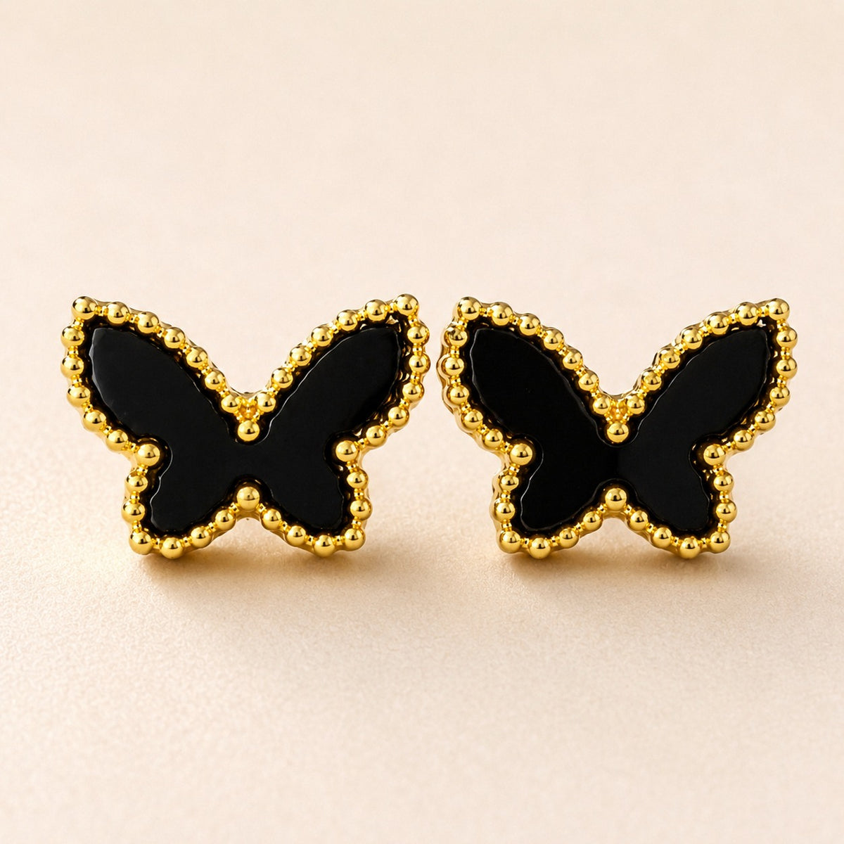 Dainty Gold Butterfly Studs
