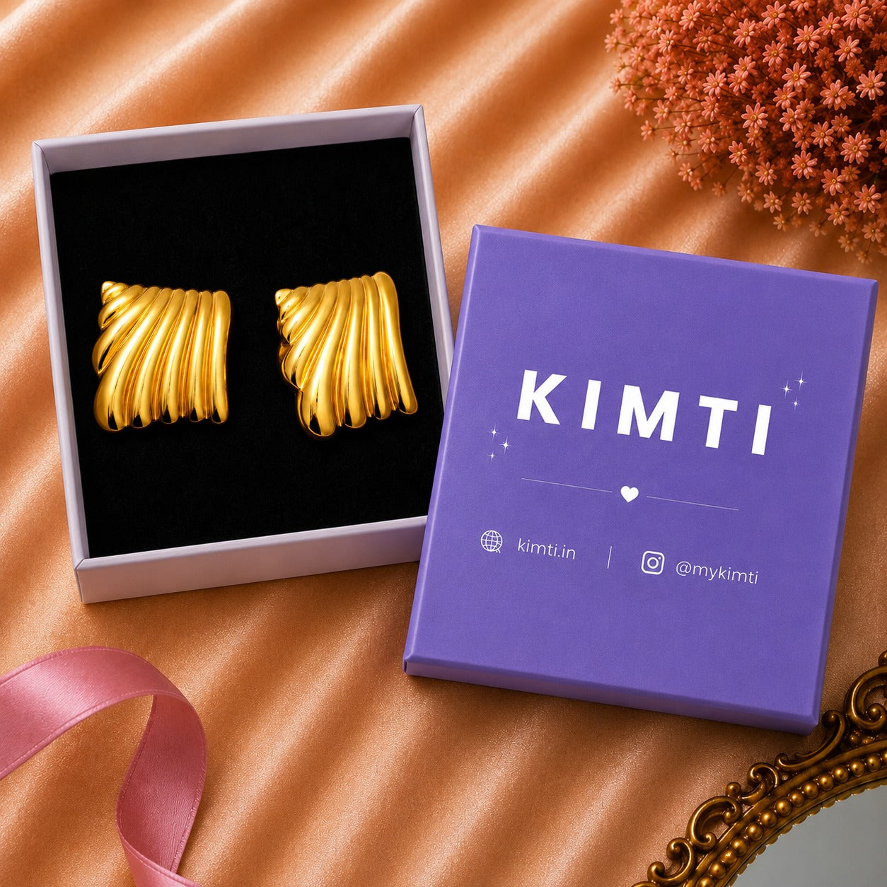 18k Gold Plated Regis Anti Tarnish Earring