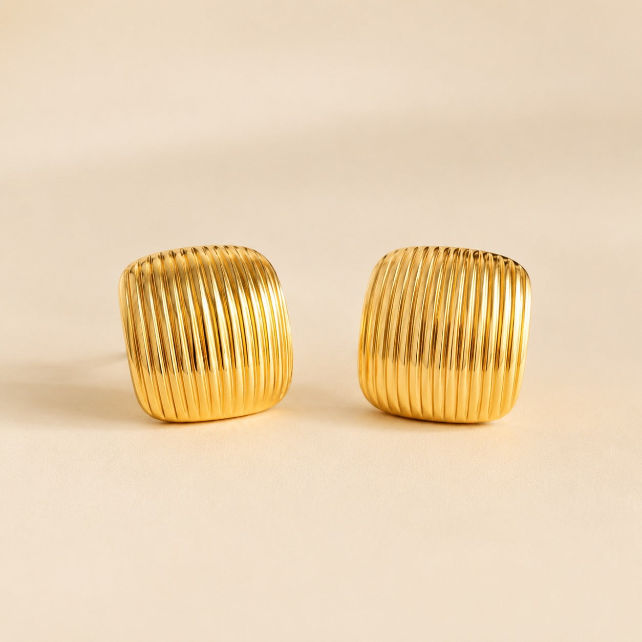 18k gold plated Golden Stride Earrings