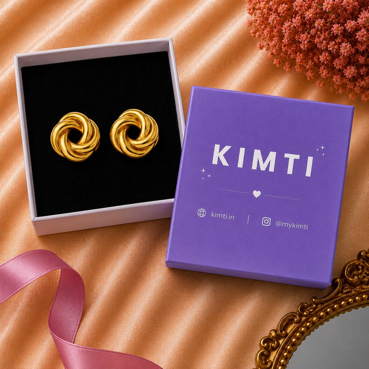 Spiral Statement Earrings