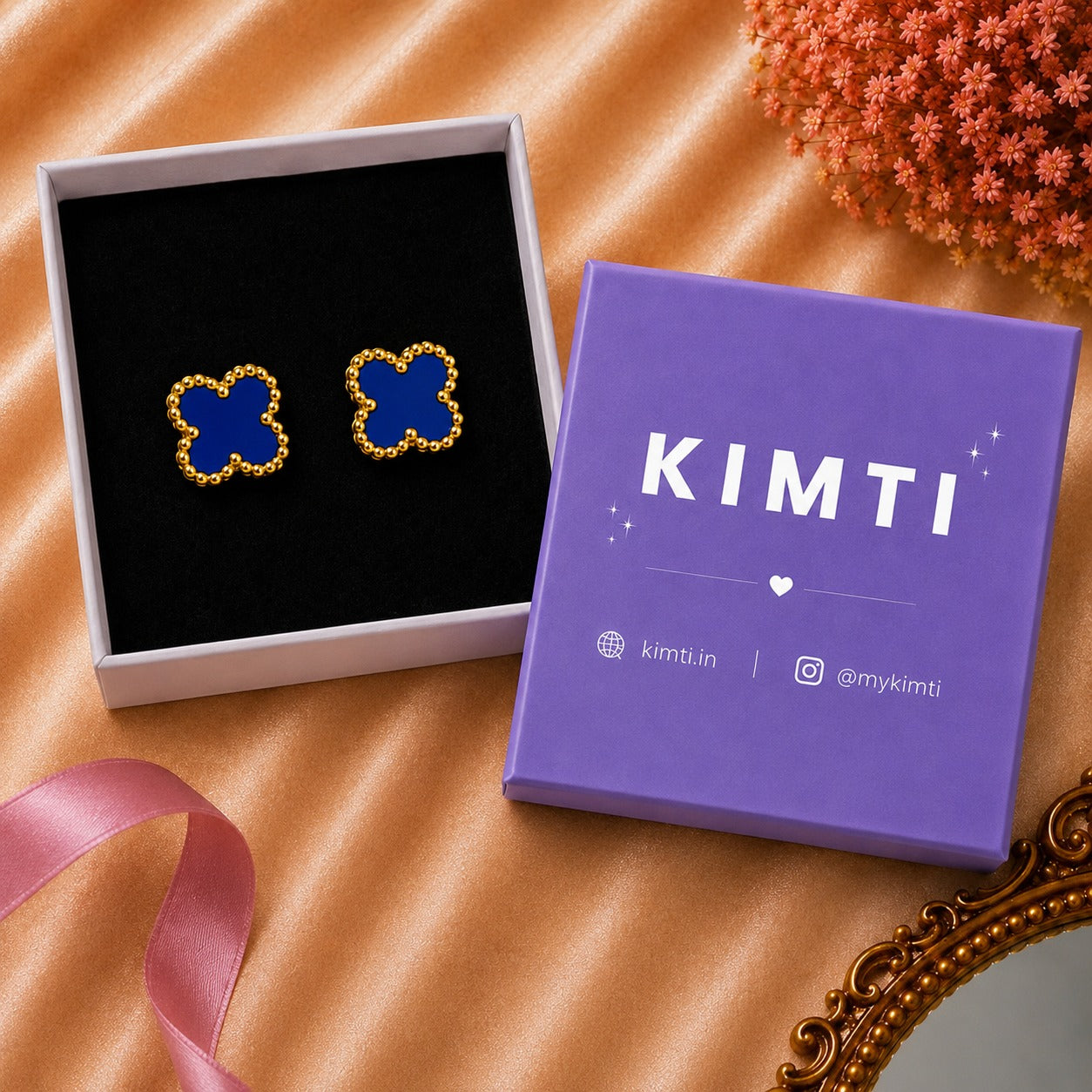 Blue Clover Anti Tarnish Earring