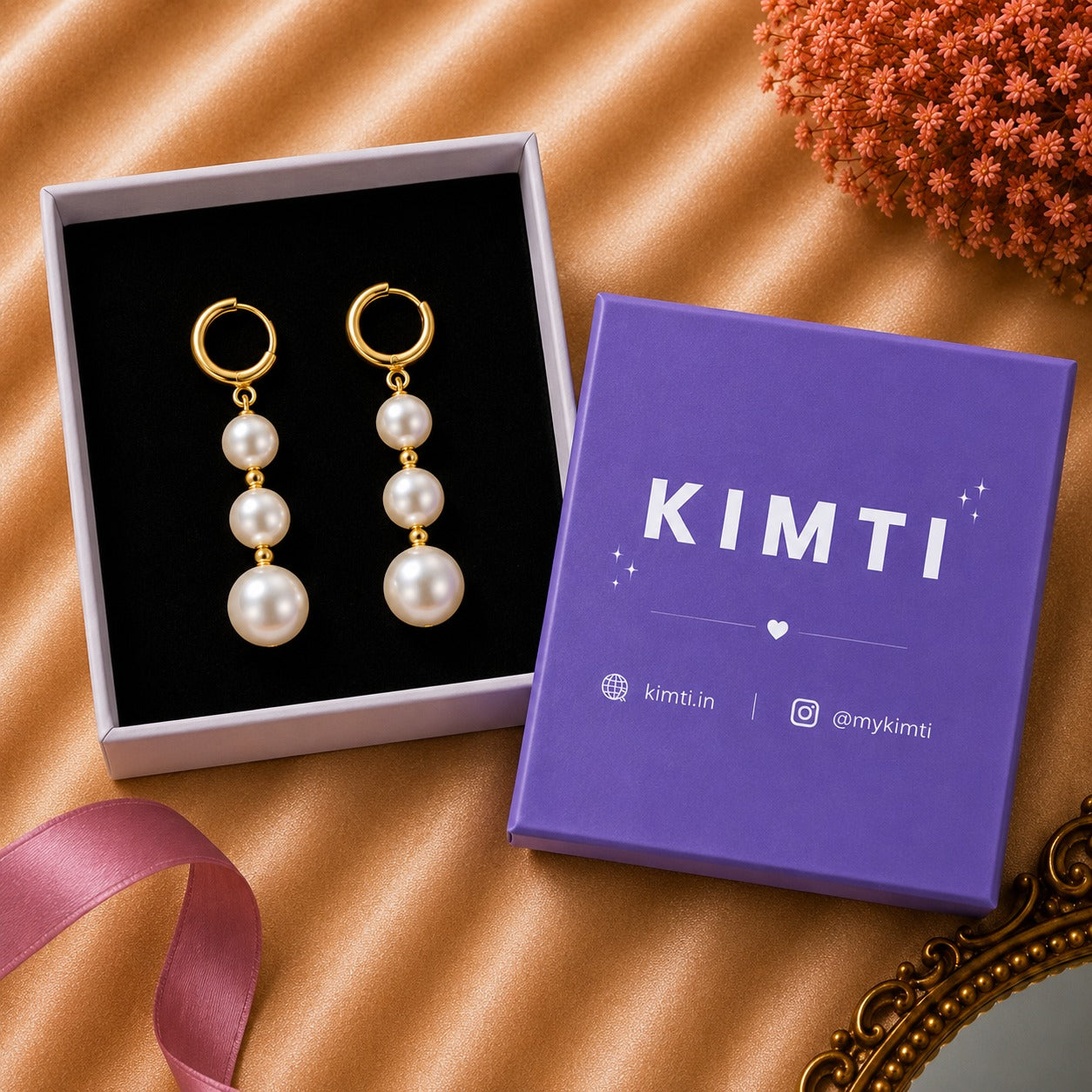 Shell Pearl Earrings