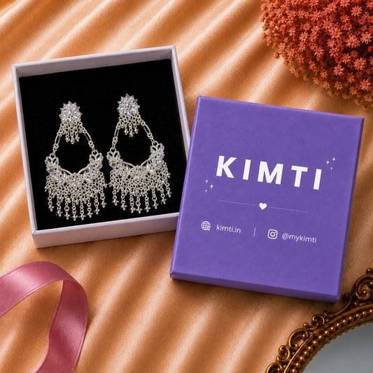 Silver Chandbali Earring