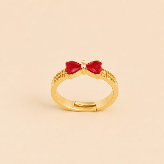 Charm Bow Adjustable Ring