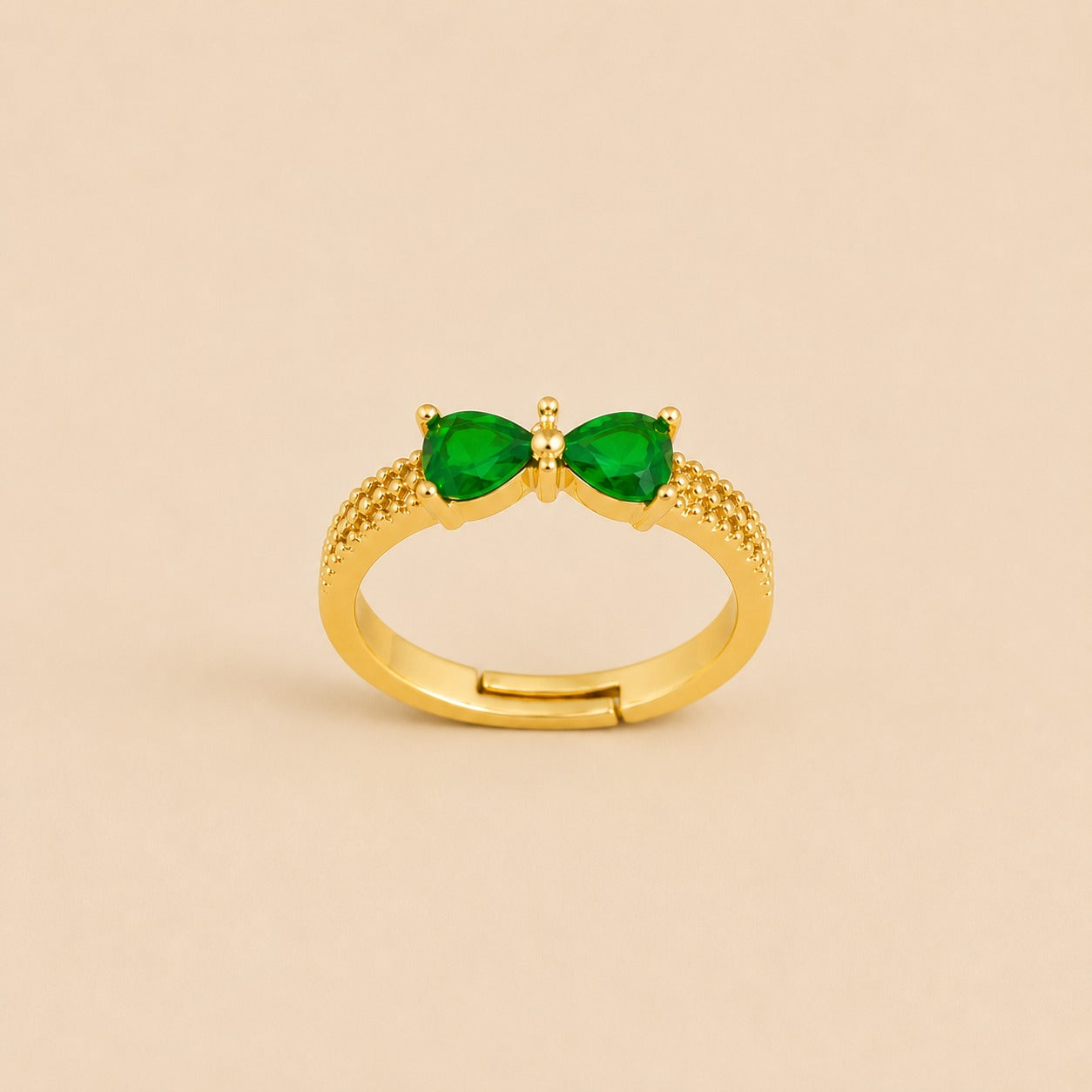 Charm Bow Adjustable Ring