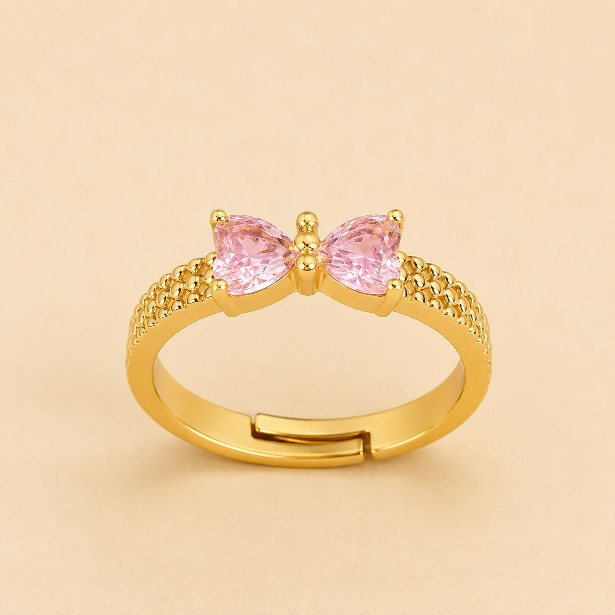 Charm Bow Adjustable Ring
