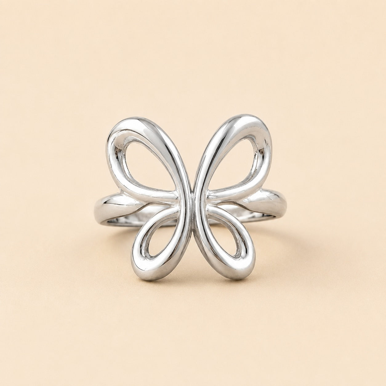 Silver Flutter Ring