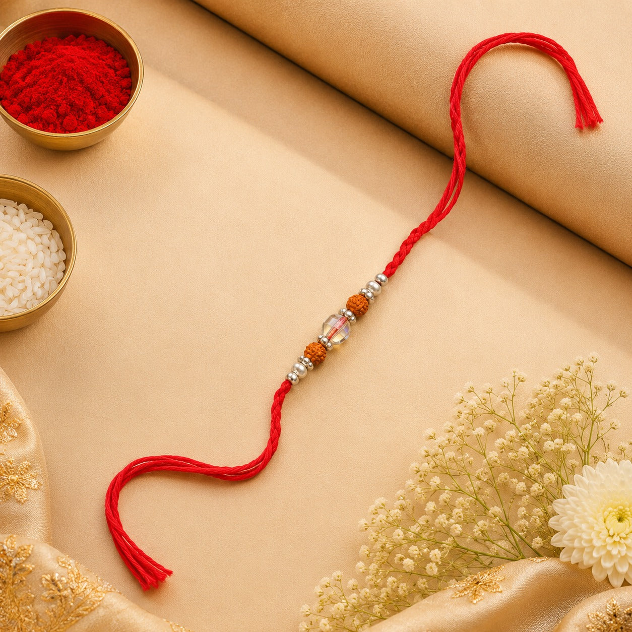 Blessing Bead Rudraksha Rakhi