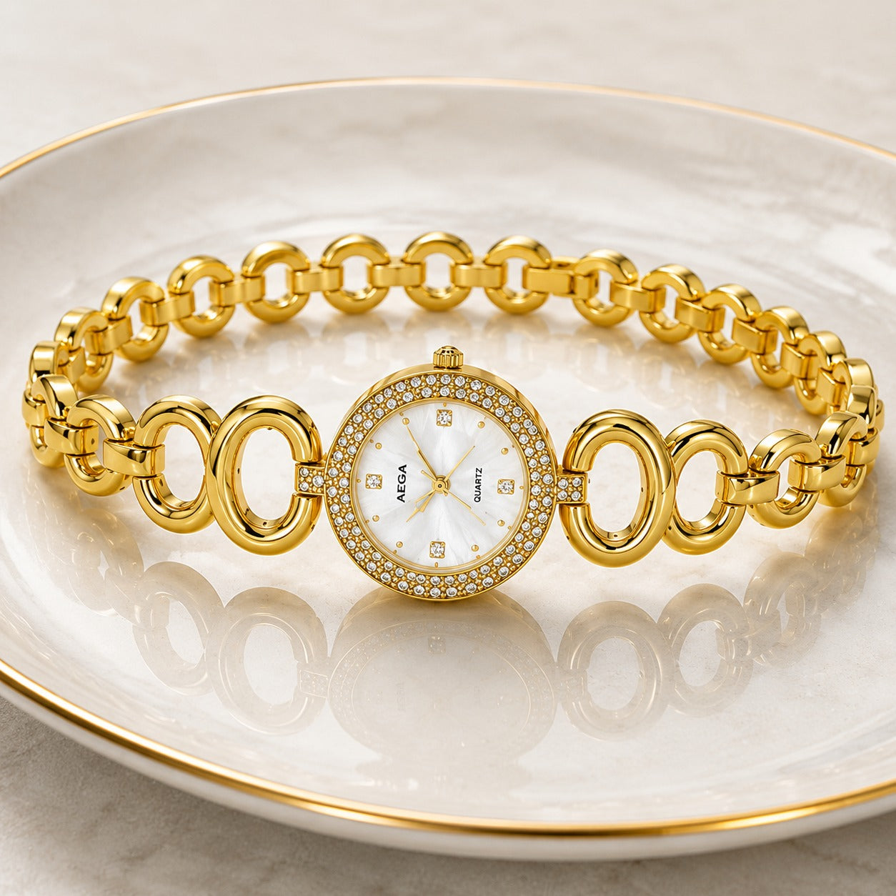 Golden Infinity Luxe Watch