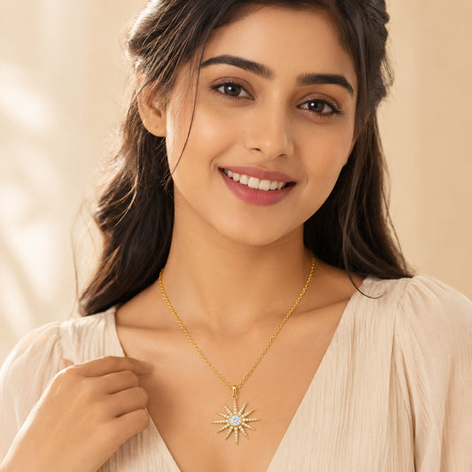 Starlight Radiance Pendant Necklace