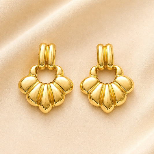 18k Gold Plated Stud  Anti Tarnish Earring