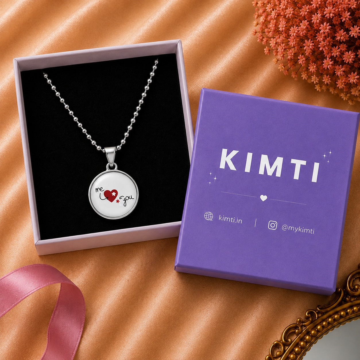 'Me You' Love Pendant Necklace for Women