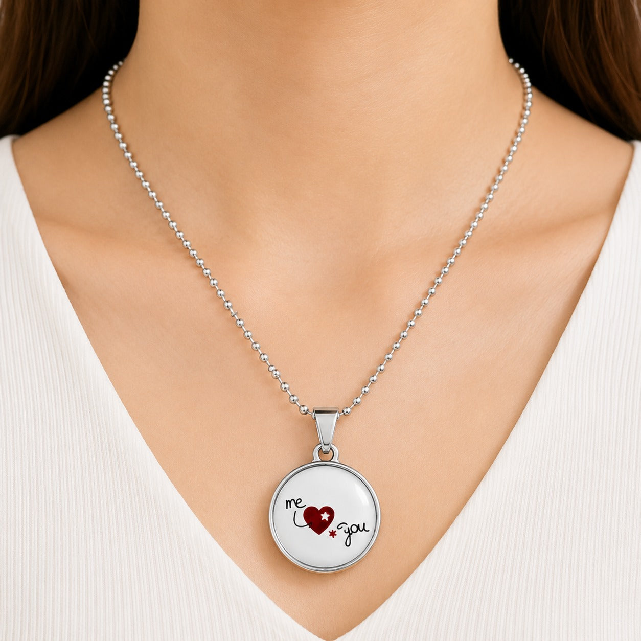'Me You' Love Pendant Necklace for Women