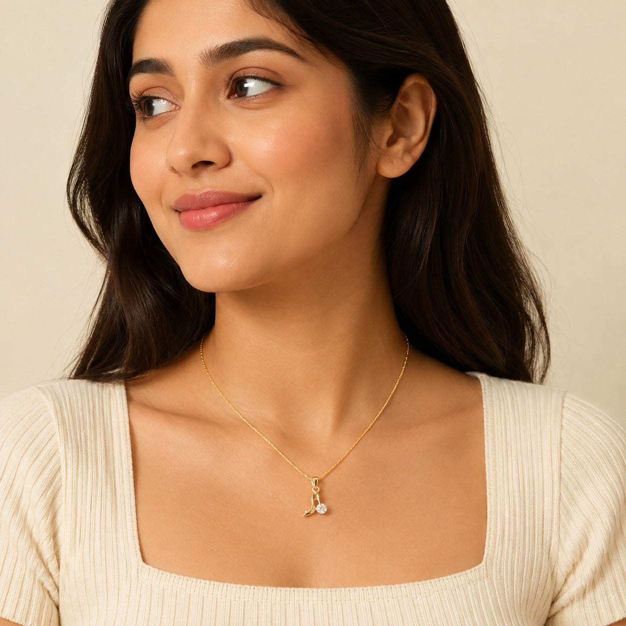 Mini Stiletto Glow Necklace