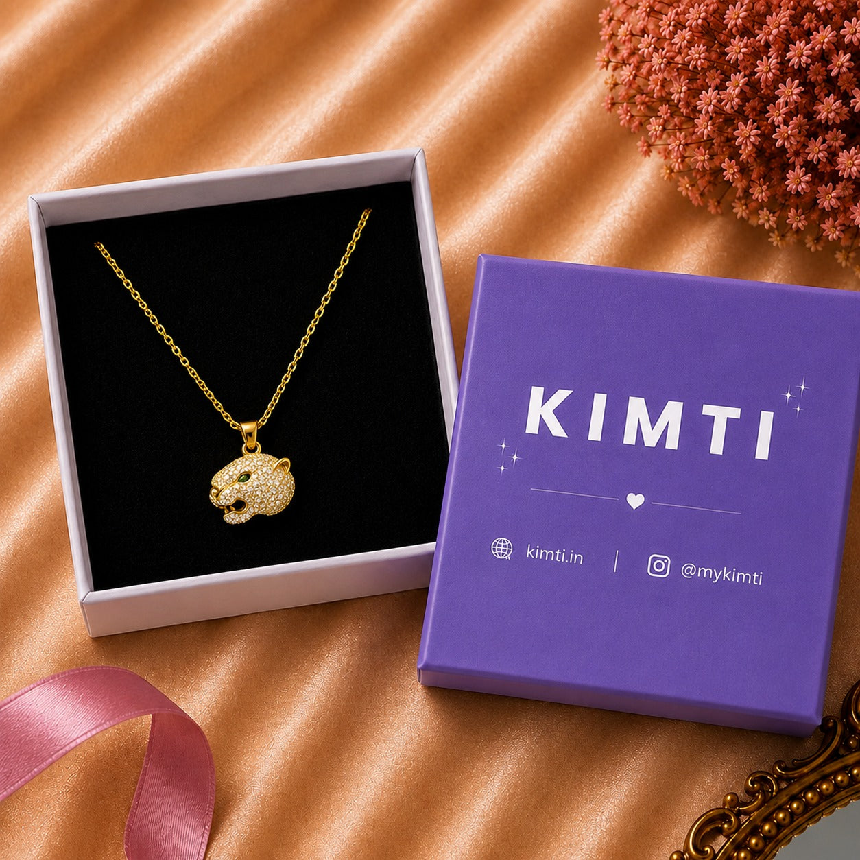 Golden Leopard Majesty Necklace