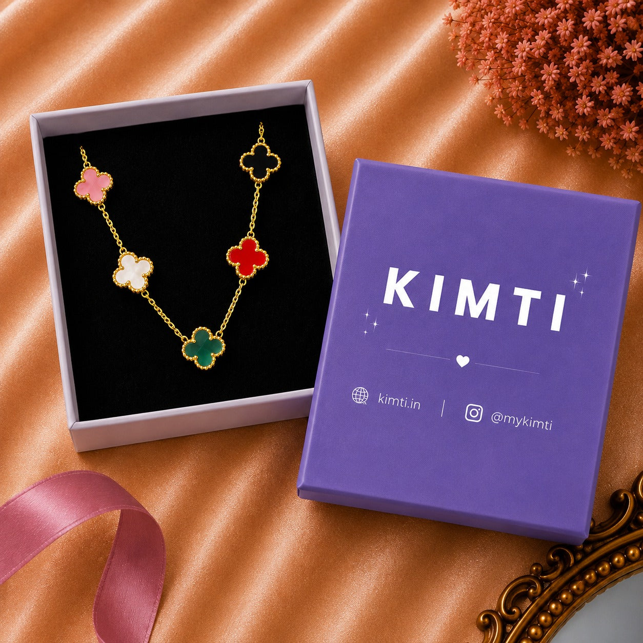 Vivid Clover Anti Tarnish Necklace