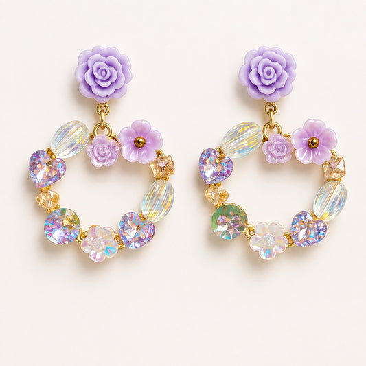 Orchid Glow Turkesh Earrings