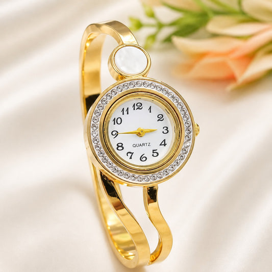 Classic Queen Gold Bracelet Watch