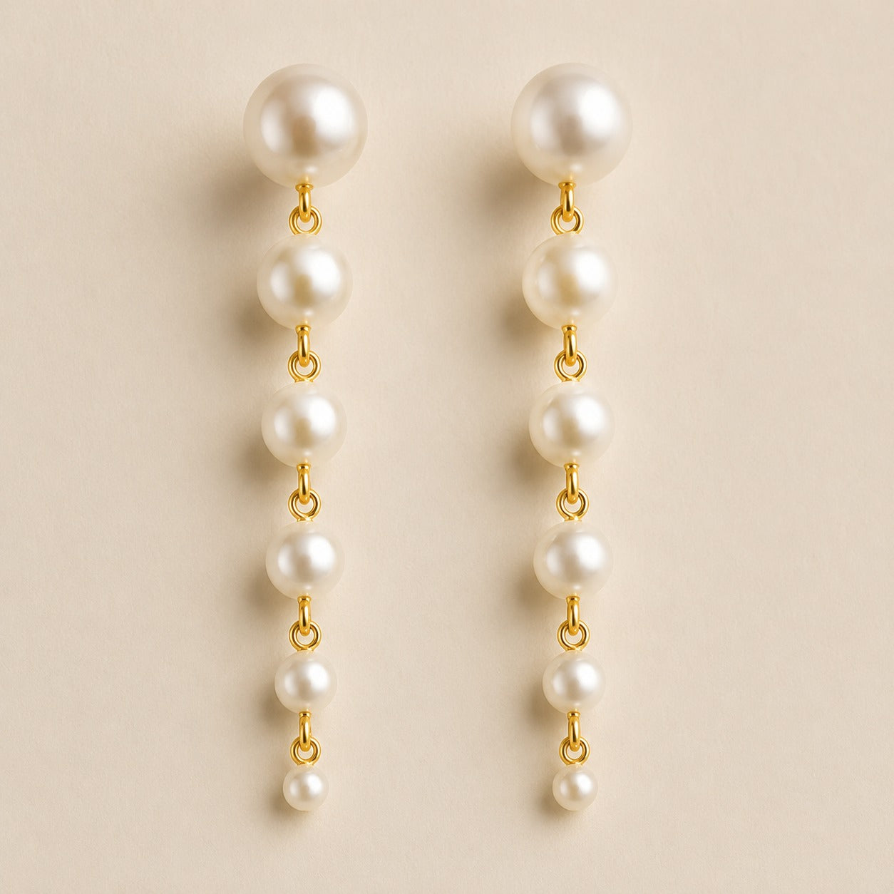 Vogue Vanity White Pearl Earring