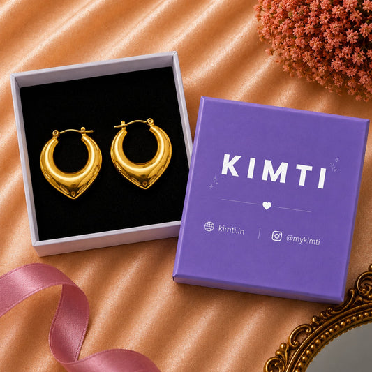 18k Gold plated Sunrise Hoops earring