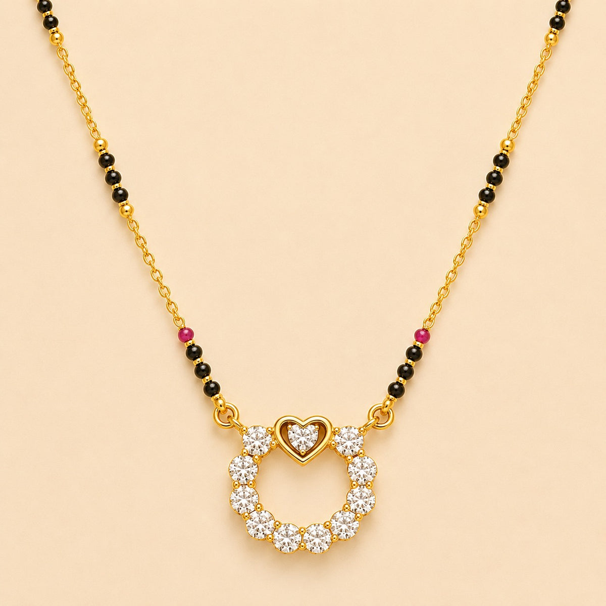Eternal Heart Halo Mangalsutra