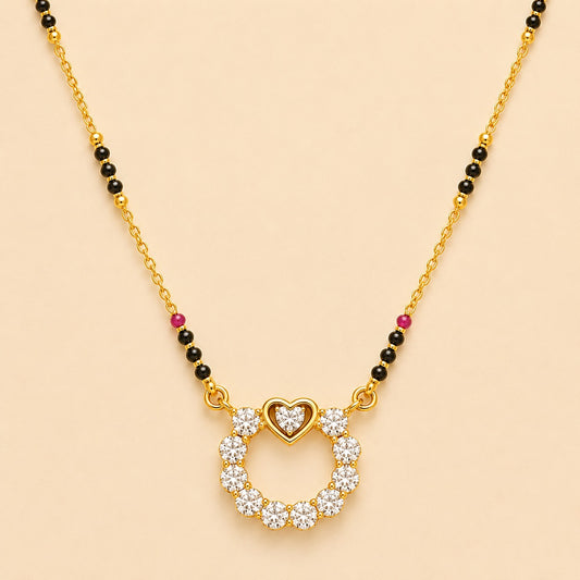 Eternal Heart Halo Mangalsutra