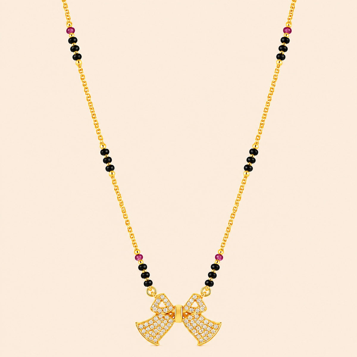 Twin Angel Mangalsutra