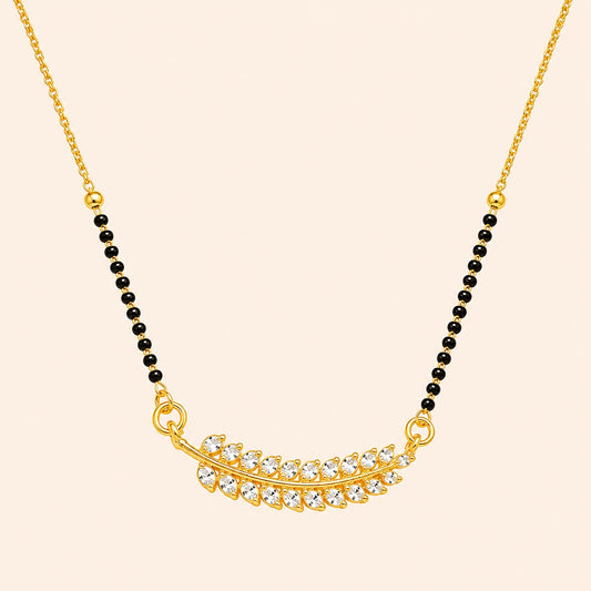 Diamond Leaf Mangalsutra