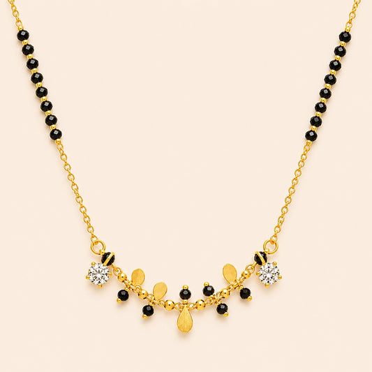 Designer Black Bead Mangalsutra