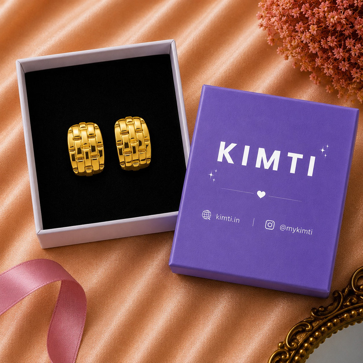 18K Gold Plated Fashionable Vintage Earring