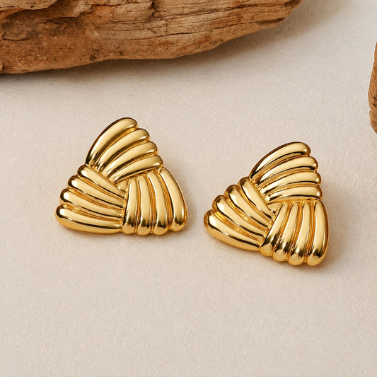 18k Gold Plated Trendy Earrings New Designs
