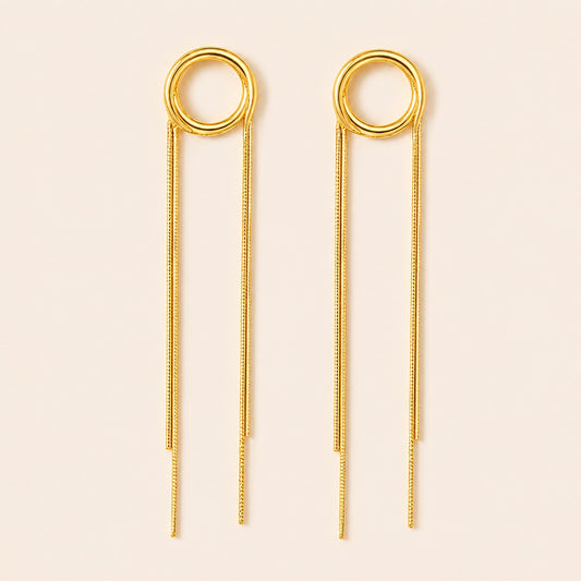 Golden Dainty Daisy Earring