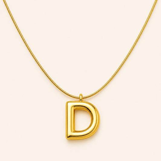 Initials Letter "D" Anti Tarnish Necklace