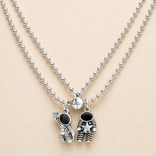 Astronaut Couple Matching Necklace