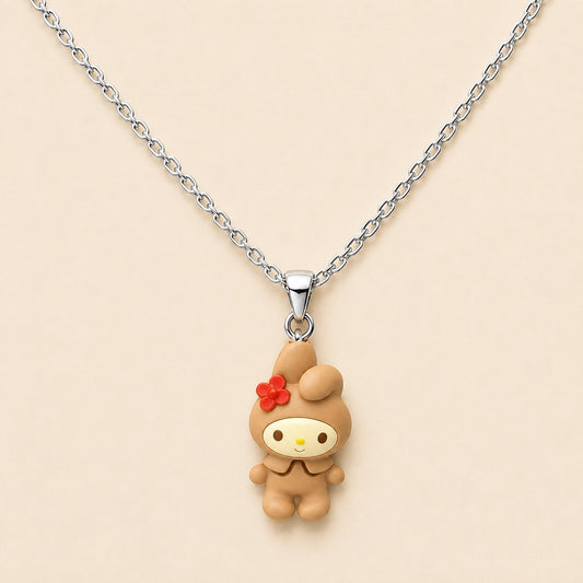 Cute Bunny Character Necklace for Women
