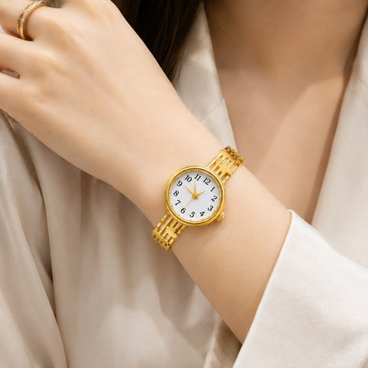 Golden Serenity Bracelet Watch