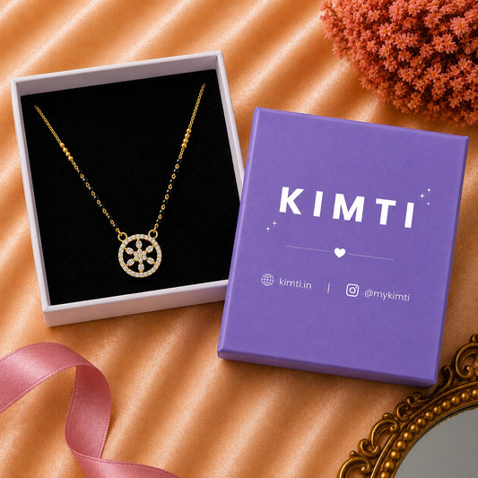 Golden Bloom Circle Mangalsutra