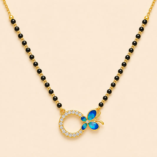 Neelpari Butterfly Mangalsutra