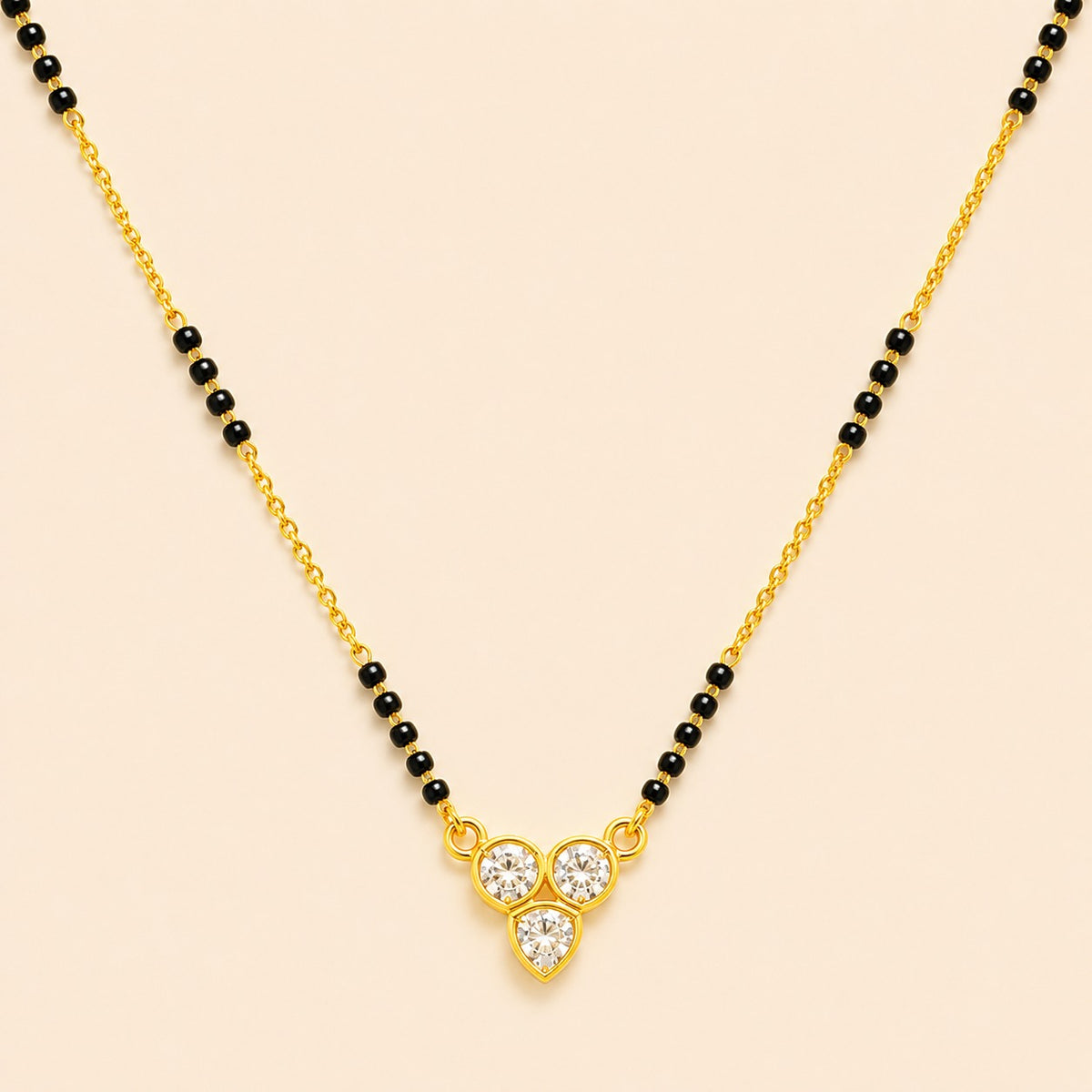 Trio Diamond Mangalsutra