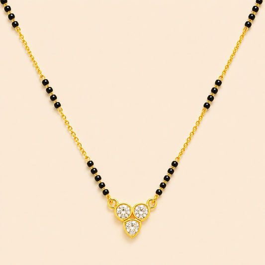 Trio Diamond Mangalsutra
