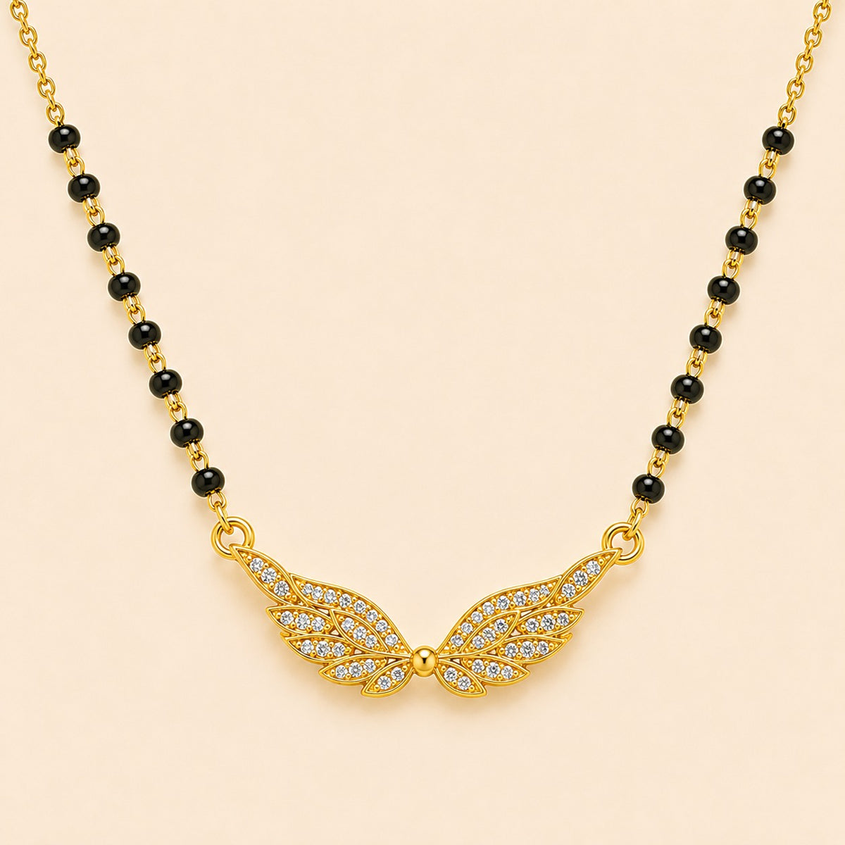 Angel Wings Diamond Mangalsutra