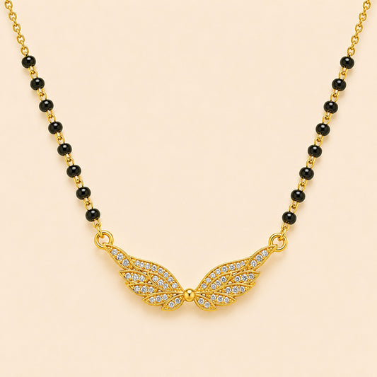 Angel Wings Diamond Mangalsutra