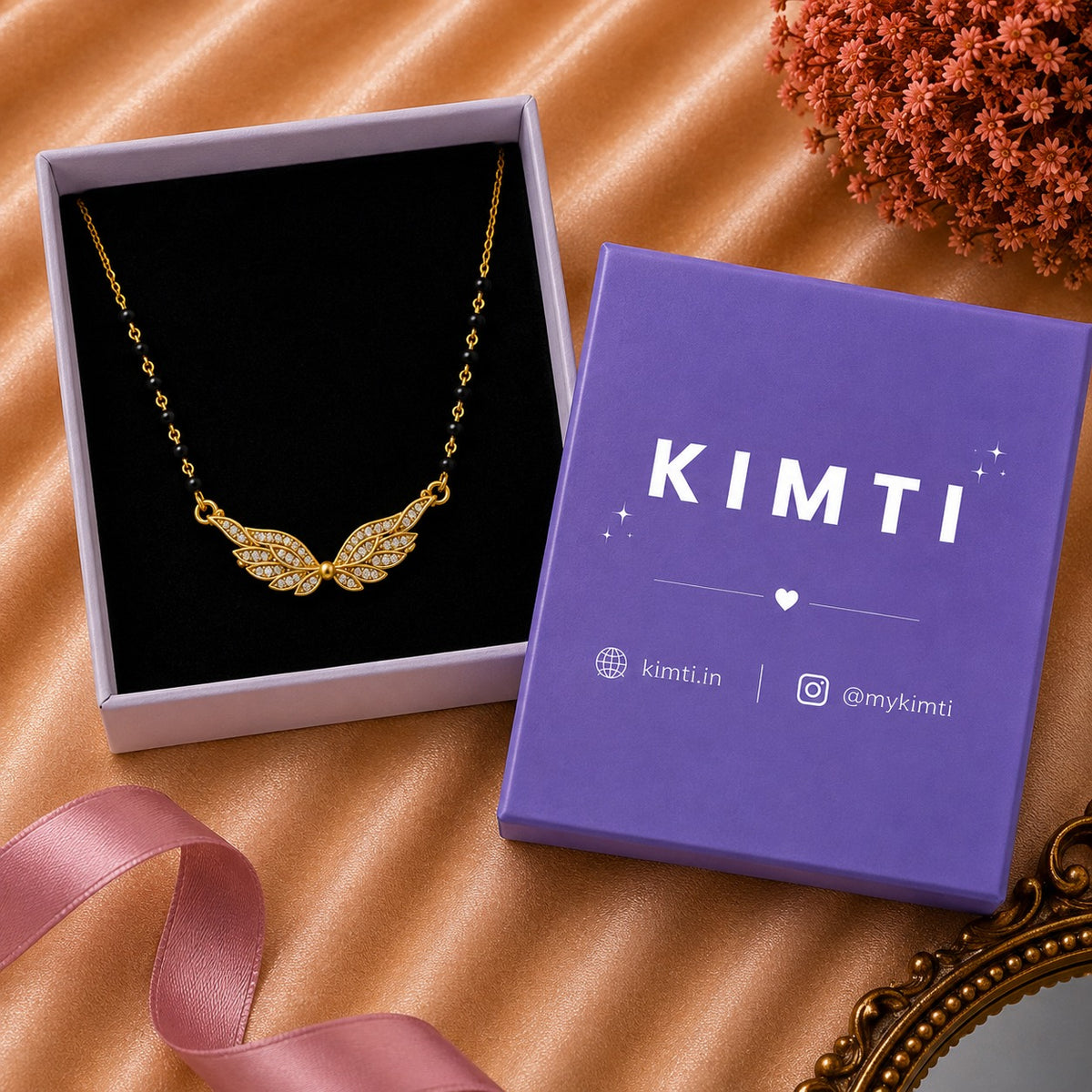 Angel Wings Diamond Mangalsutra