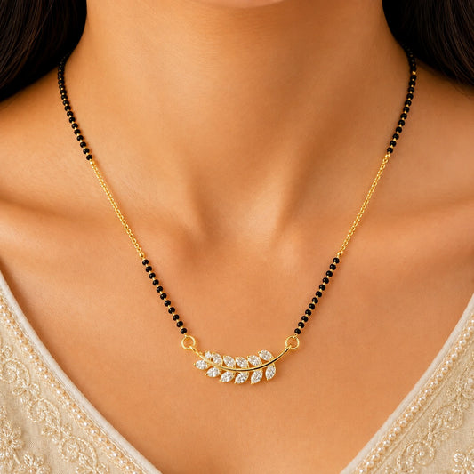 Diamond Leaf Grace Mangalsutra