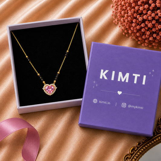 Blush Heart Spark Mangalsutra