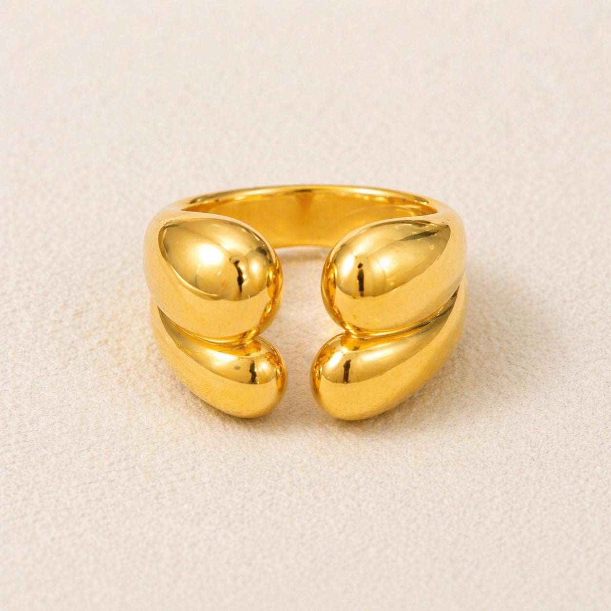 18k Gold Plated Oro Fusion Ring