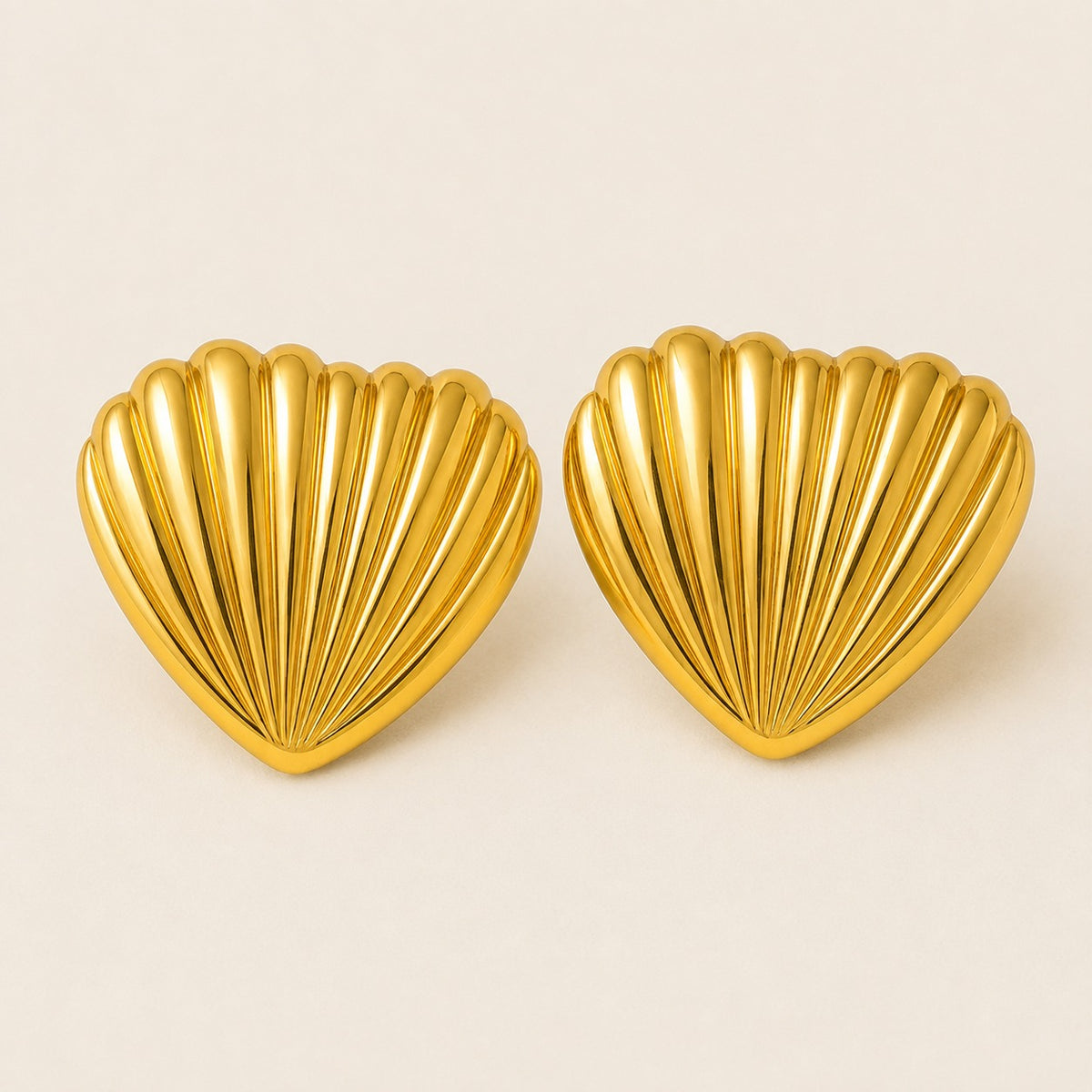 18k Gold Plated Sea Shell Anti Tarnish Earring