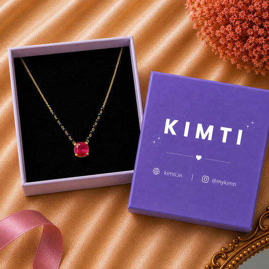 Ruby Luxe Pendant Mangalsutra