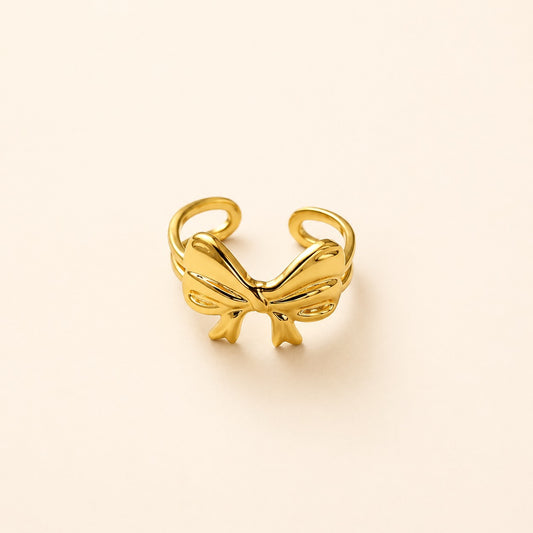 Stylish Butterfly Wing Statement Ring